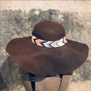 Missoni for Target colore brown wool felt hat